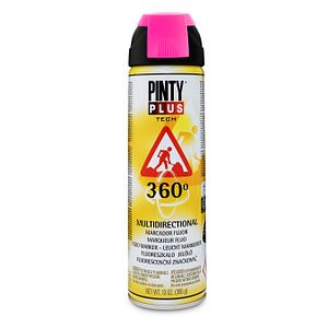 Vopsea spray pentru marcaj PINTYPLUS Tech, roz fluorescent, 500ml