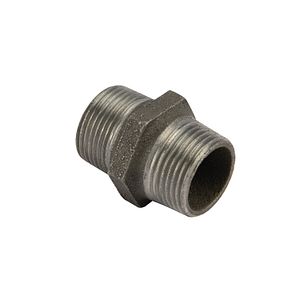 Racord BERG MONTANA FITTINGS, exterior - exterior, 1", metal, negru