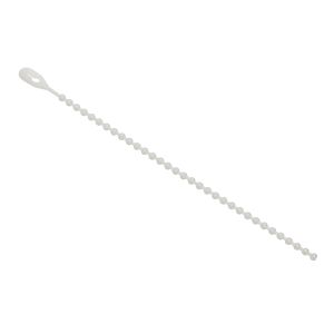 Colier reutilizabil,click, alb, 180 x 3 x 6 mm, 50 bucati  Strohm