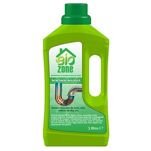 Solutie biologica pentru intretinere tevi baie, 1 L  Biozone