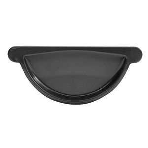 Capac jgheab D 125 mm, gri Bravo