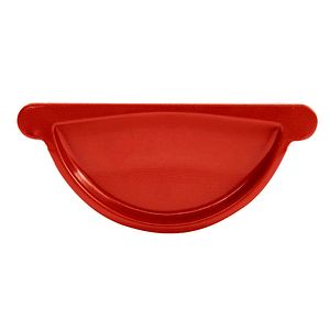 Capac jgheab D 125 mm, rosu Bravo