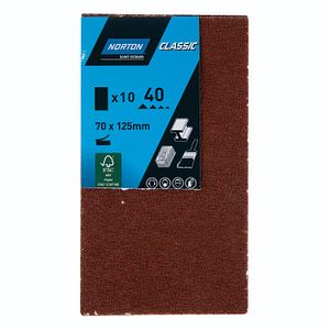 Foaie Smirghel Suport Manual, 70 x 125, P40 Norton