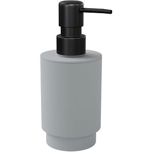 Dozator sapun Kina GoodHome, 7x7x16.5 cm, 200 ml, plastic, gri