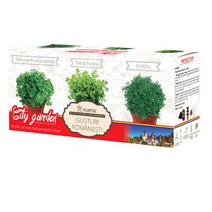 Set de cultivare plante aromatice YURTA, Colectia Mirodenii - Gusturi romanesti