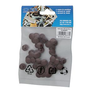 Capac plastic pz2 maro 50buc