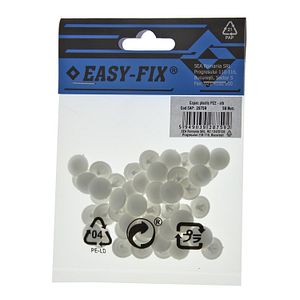 Capac plastic pentru cap inecat PZ2 SEA, alb, 50 buc