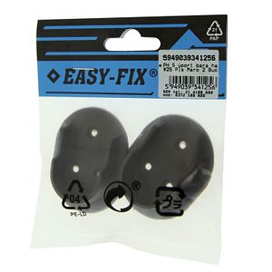 Suport bara haine SEA, 25mm, plastic, maro, 2 buc