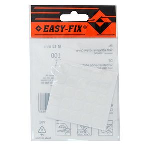 Pe capac adeziv 12mm alb mat 100