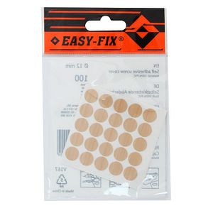 Capac mascare autoadeziv SEA, 12mm, fag, 100 buc