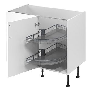 Sistem depozitare colt GOODHOME Jolly Pebre, 100 cm, antracit