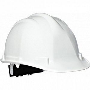 Casca de protectie DCT Dalgeco, polietilena, alb