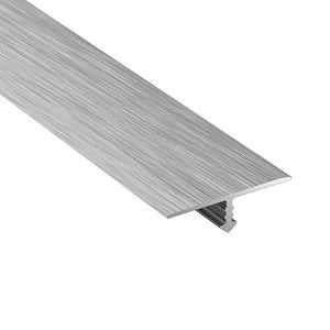 Profil de trecere parchet GOODHOME, aluminiu, 26 x 1860 mm, gri