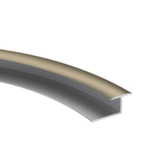 Profil de trecere parchet GOODHOME, argintiu, drept, aluminiu, 25 x 1200 mm