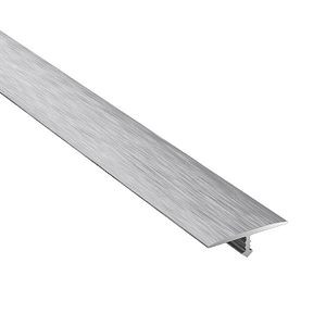 Profil de trecere parchet GOODHOME, aluminiu, 20 x 930 mm, gri
