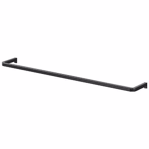 Suport prosop tip bara GOODHOME Elland, 60 cm, negru