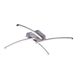 Plafoniera LED GLOBO Tansy 67098-24, 24W, 1850lm, nichel mat
