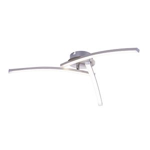 Plafoniera LED GLOBO Tansy 67098-18, 18W, 1500lm, intensitate reglabila, nichel mat