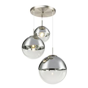 Pendul GLOBO, 40W, E27, nichel