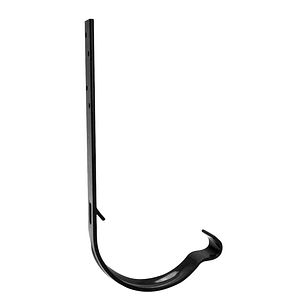 Carlig jgheab L 0.20 m, D 125 mm, gri  Bravo