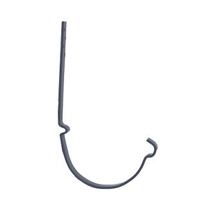 Carlig jgheab L 0.20 m, D 150 mm, gri Bravo