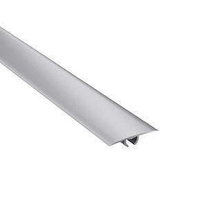 Profil de trecere parchet GOODHOME, aluminiu, 30 x 1860 mm, gri