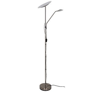 Lampadar Argintiu, LED integrat, 18 W, 165 cm GoodHome Picrite