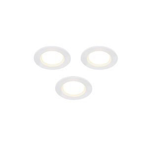 Set 3 spoturi LED COLOURS Thorold, diametru 6.1W, 500lm, 4000K, alb