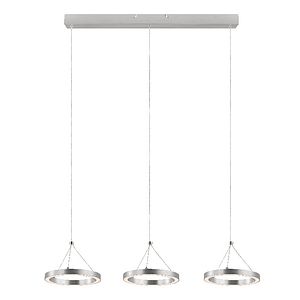 Lustra LED GoodHome Taphao, 36W, 2300lm, 3000K, argintiu