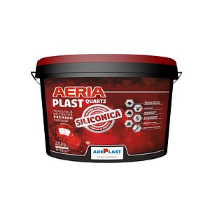 Tencuiala decorativa siliconica, Artar, 25 kg  Adeplast Aeria Quartz