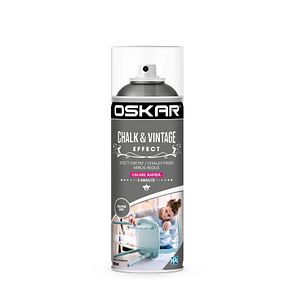 Vopsea spray, gri deschis, 400 ML Oskar Chalk Vintage