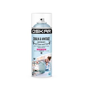 Vopsea spray, albastru, 400 ML Oskar Chalk Vintage