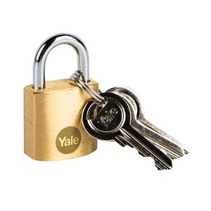 Lacat YALE, 25mm, alama, auriu