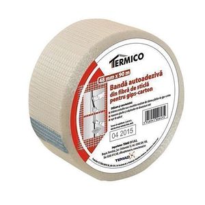 Banda auto-adeziva gips-carton 4.8 cm x 90 m Bej Termico