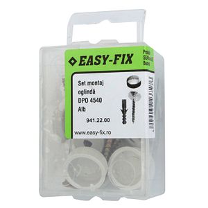 Set montaj oglinda, DPO 4540, alb Easy Fix