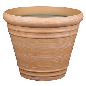 Ghiveci din teracota, maro, forma rotunda, 37 cm diametru  Verve