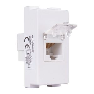 Priza UTP, cat 6e, 1 modul  Novelite Combo