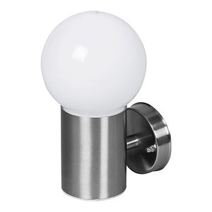 Lampa gradina ERSTE Amazon, E27, 11W, IP44, otel si plastic, crom