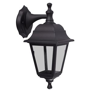 Lampa gradina FAUST negru PJ 1XE27 60W IP44 Erste