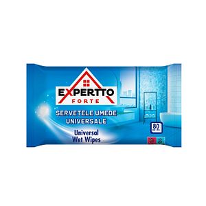 Servetele umede multi-suprafete Expertto, 80 bucati