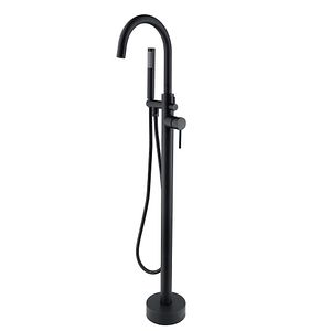 Baterie cada freestanding Axys Seel, alama, negru