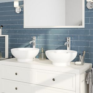 Blat baie GoodHome Perma, 120 x 45.2 x 2.8 cm, alb