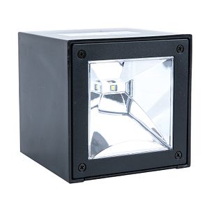 Lampa solara de exterior, LED, 0.08W, IP44, plastic, negru