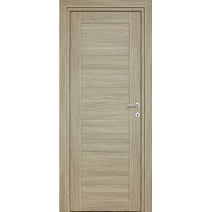 Usa interior Trame, fara geam, reversibila, MDF, 68 x 203 cm, frasin