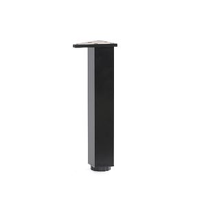 Set picioare reglabile GoodHome Portloe, aluminiu, negru, 2 bucati