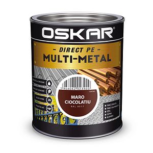 Email maro ciocolatiu, metal, 0.75 L  Oskar Multimetal