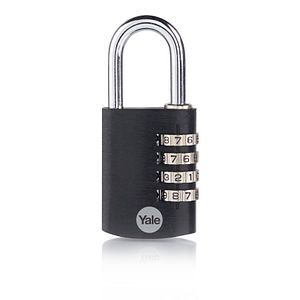 Yale Lacat Cu Cifru Negru 38Mm