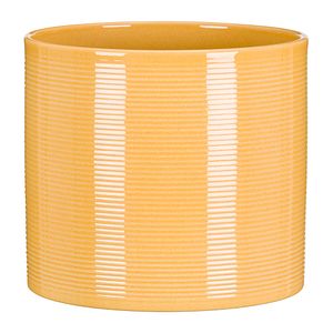 Ghiveci flori SCHEURICH, ceramica, D 16 cm, galben