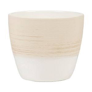 Ghiveci flori SCHEURICH, ceramica, D 14 cm, alb