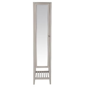 Coloana baie cu oglinda GoodHome Perma, 40 x 36 x 185 cm, gri